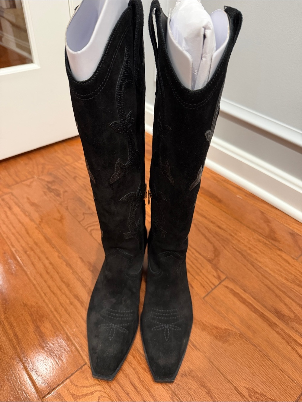 Dolce Vita Black Suede Over-the-Knee Boots
